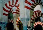 Moorish mosque arches, converted to a cathedral