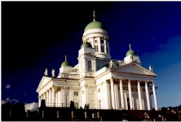 The Helsinki parliament building