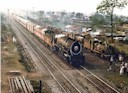 Broad Gauge (Howrah) and Narrow Gauge (Lohardaga) trains outside Ranchi station